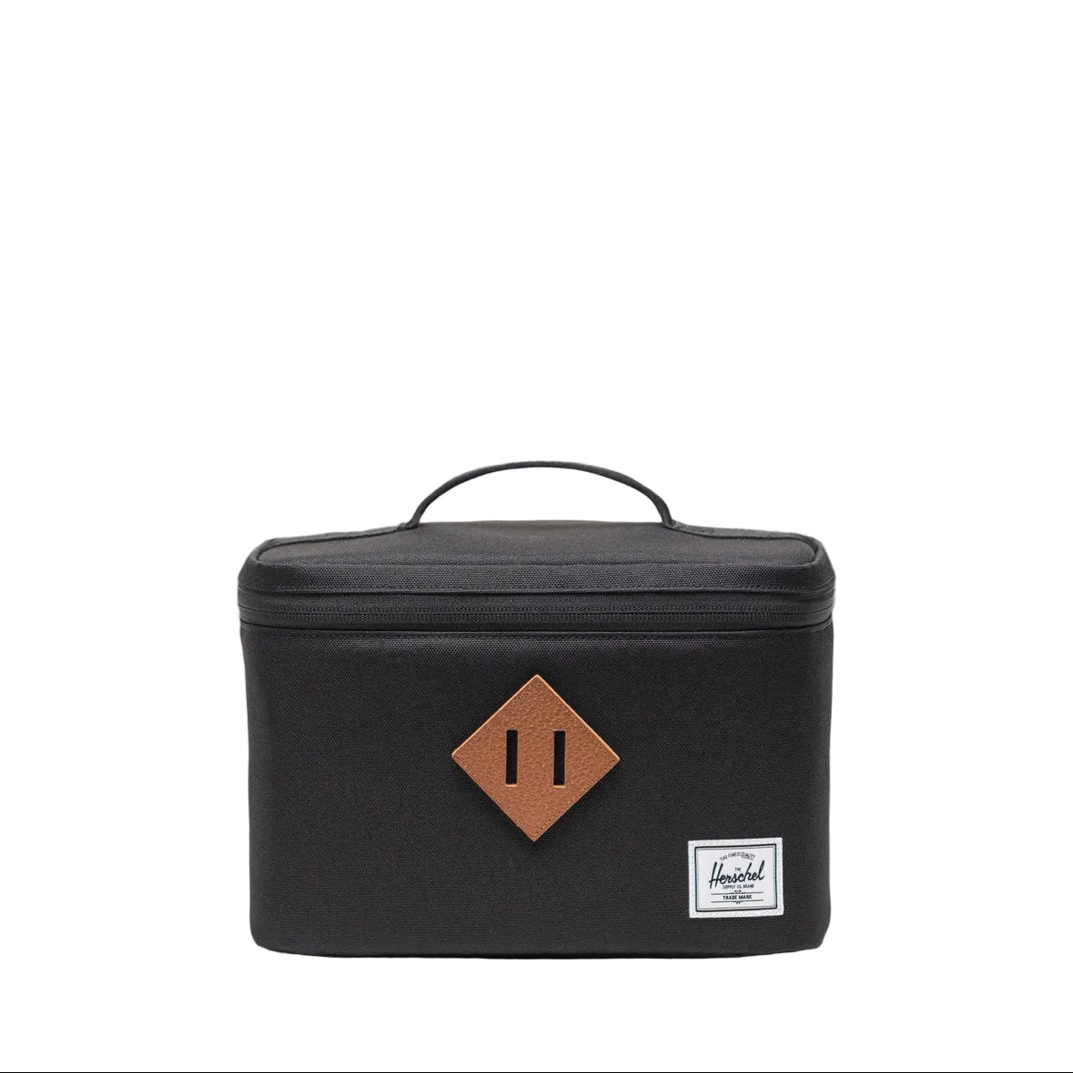 Herschel Heritage Lunch Box Black 6.25L - front view