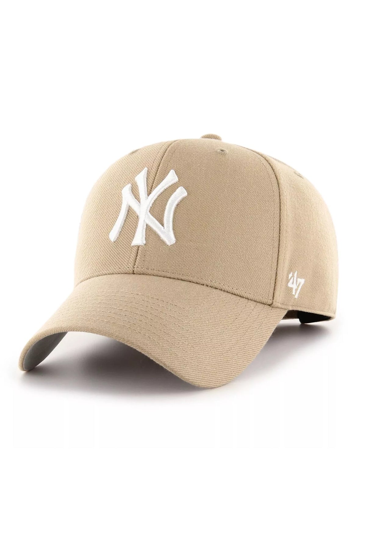 47 Brand New York Yankees MVP Cap - Khaki, front view
