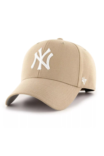 47 Brand New York Yankees MVP Cap - Khaki, front view