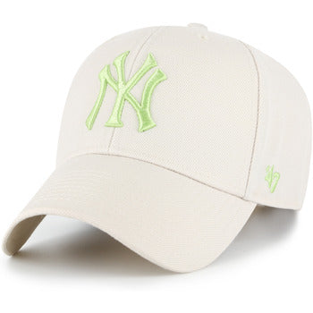 47 Brand New York Yankees MVP Snapback Cap Bone - angle