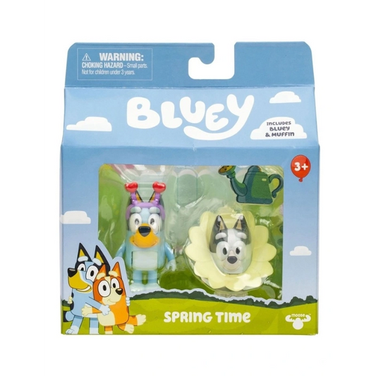 Bluey and Muffin 2-Pack Figure Playset S13 Spring Time | 3Y+ — BambiniJO Jordan