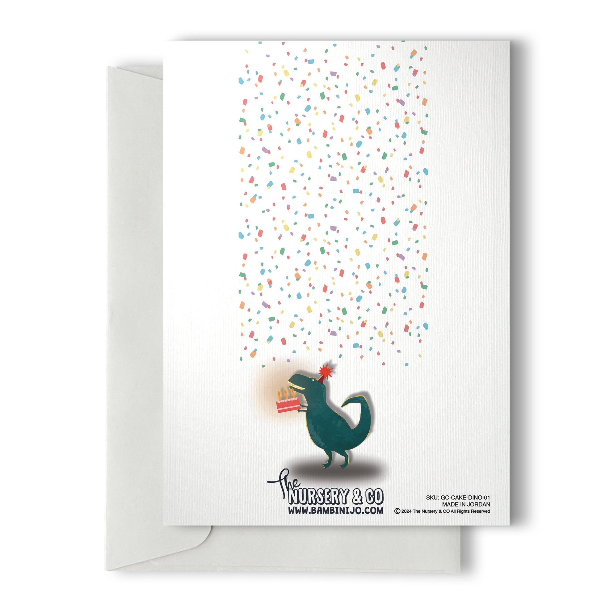 Greeting Card | Birthday Dino Greeting Card | Birthday Dino
