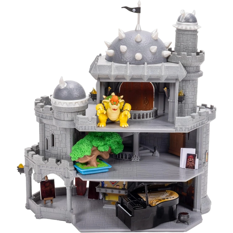 Nintendo - Super Mario Galaxy Movie Deluxe Bowser Castle Playset | 3Y+