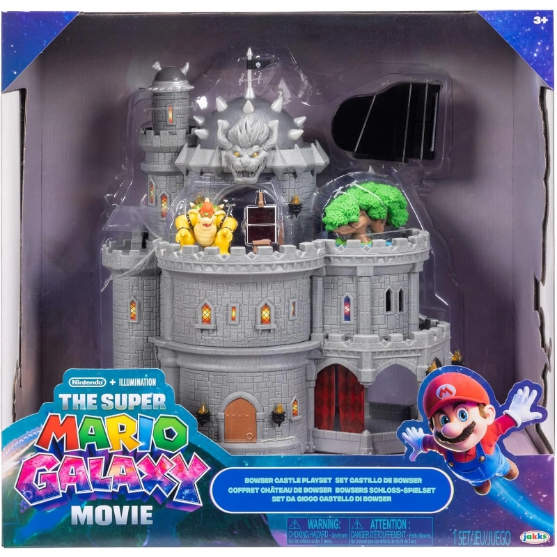 Nintendo - Super Mario Galaxy Movie Deluxe Bowser Castle Playset | 3Y+
