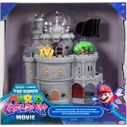 Nintendo - Super Mario Galaxy Movie Deluxe Bowser Castle Playset | 3Y+