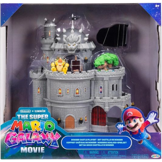 Nintendo - Super Mario Galaxy Movie Deluxe Bowser Castle Playset | 3Y+