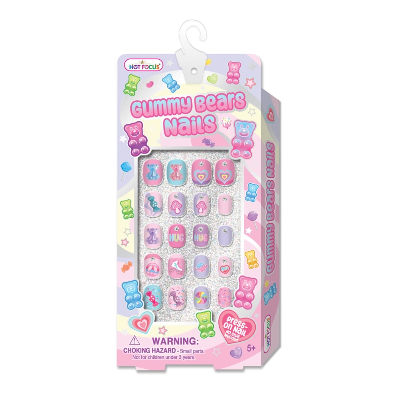 Hot Focus - Gummy Bear Nails | Gummy Bear | 5Y+ Hot Focus - Gummy Bear Nails | Gummy Bear | 5Y+