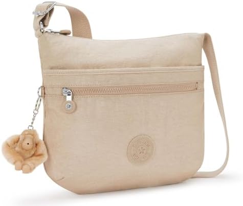Kipling ARTO Crossbody Bag Sparkled Beige - detail view