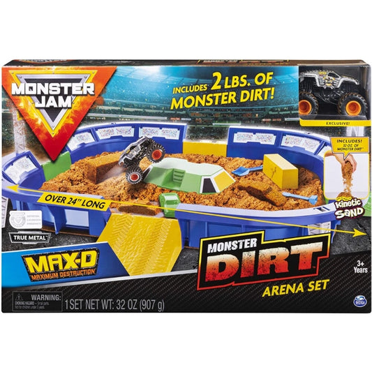 Monster Jam - 1:64 Kinetic Dirt Arena Playset | 3Y+