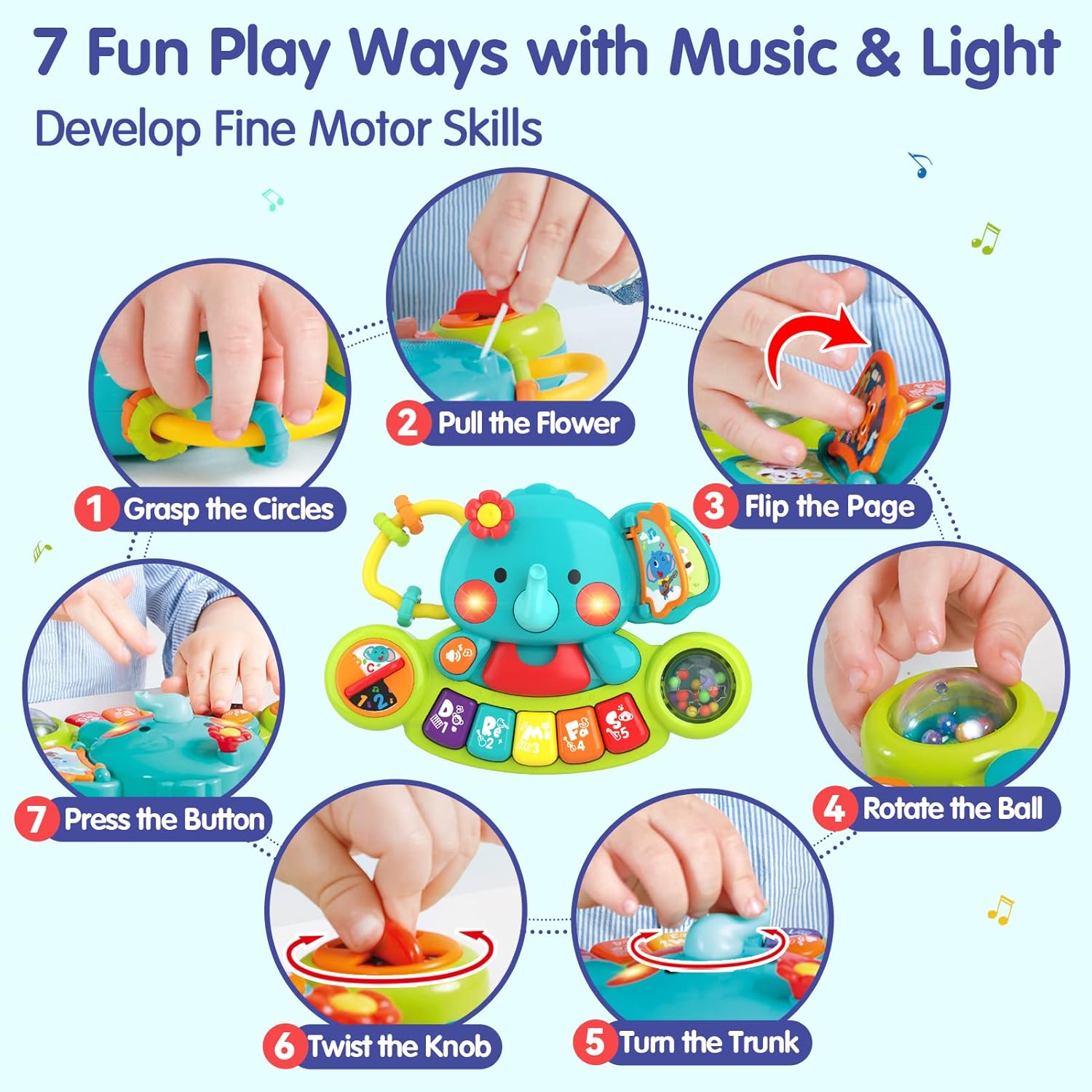 HOLA - 2-in-1 Musical Elephant HOLA - 2-in-1 Musical Elephant