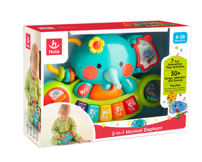 HOLA - 2-in-1 Musical Elephant