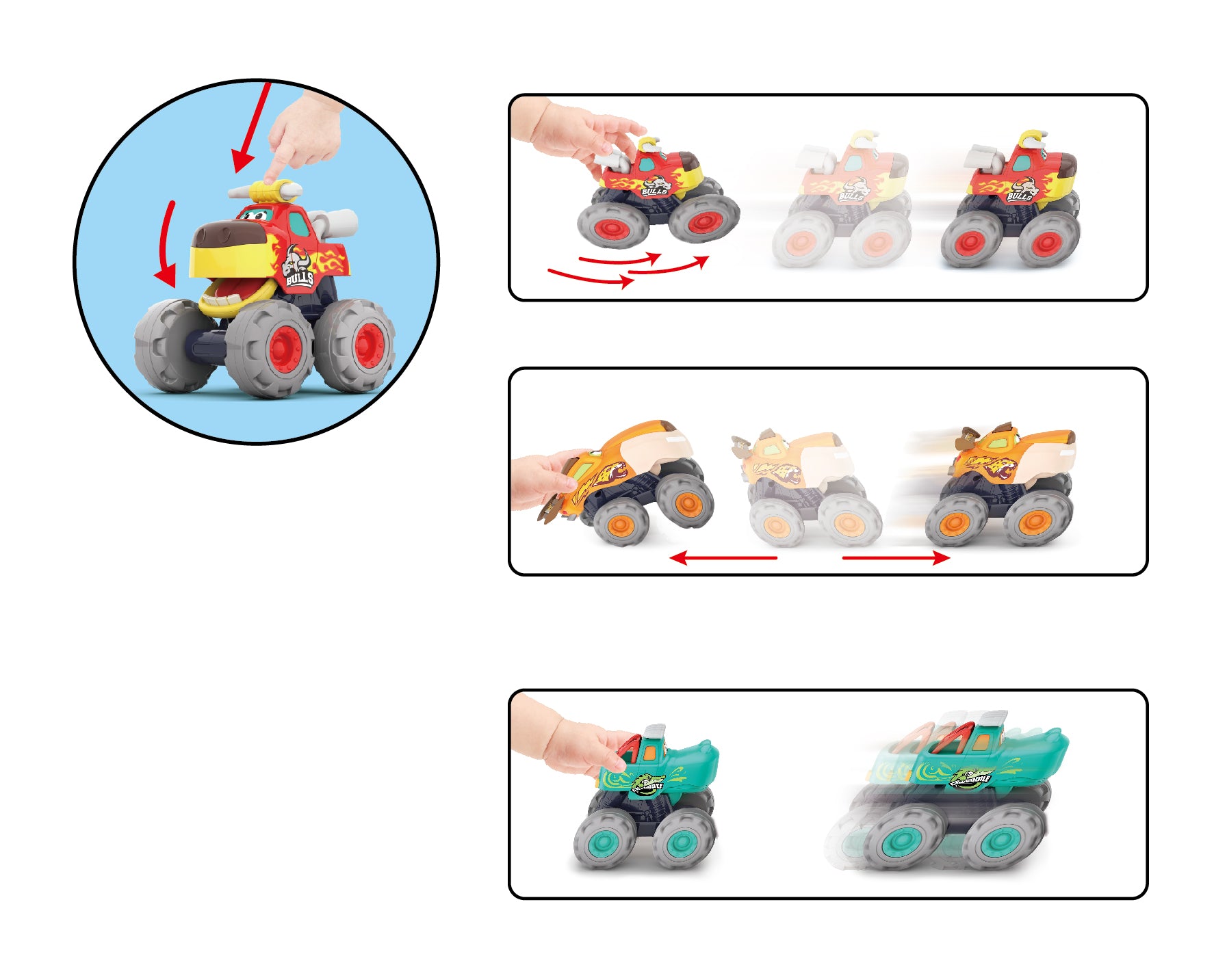 HOLA - Monster Trucks Set HOLA - Monster Trucks Set