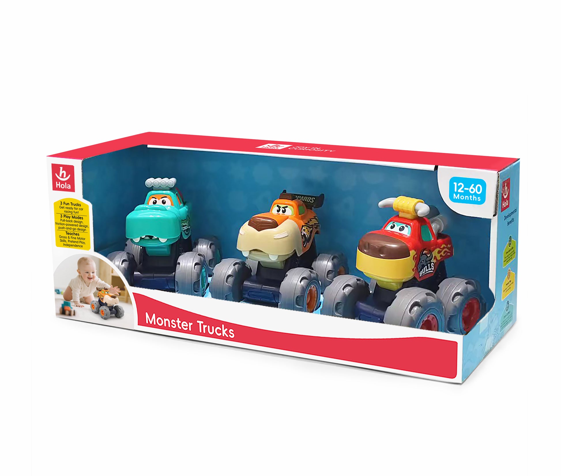 HOLA - Monster Trucks Set HOLA - Monster Trucks Set