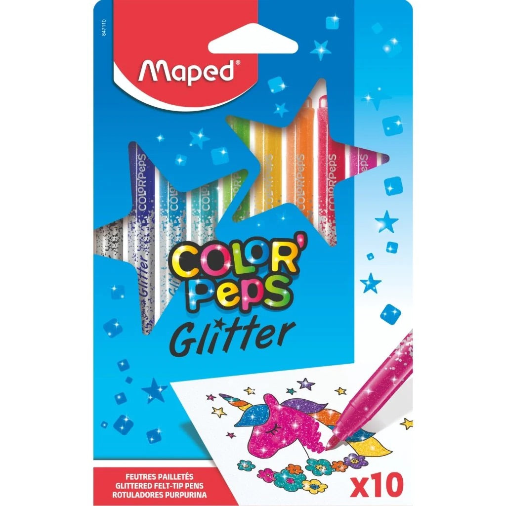 Maped - Felt Pen Color Peps Glitter Maped - Felt Pen Color Peps Glitter