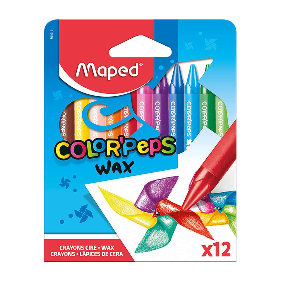 Maped - ColorPeps Wax Set of 12 Maped - ColorPeps Wax Set of 12