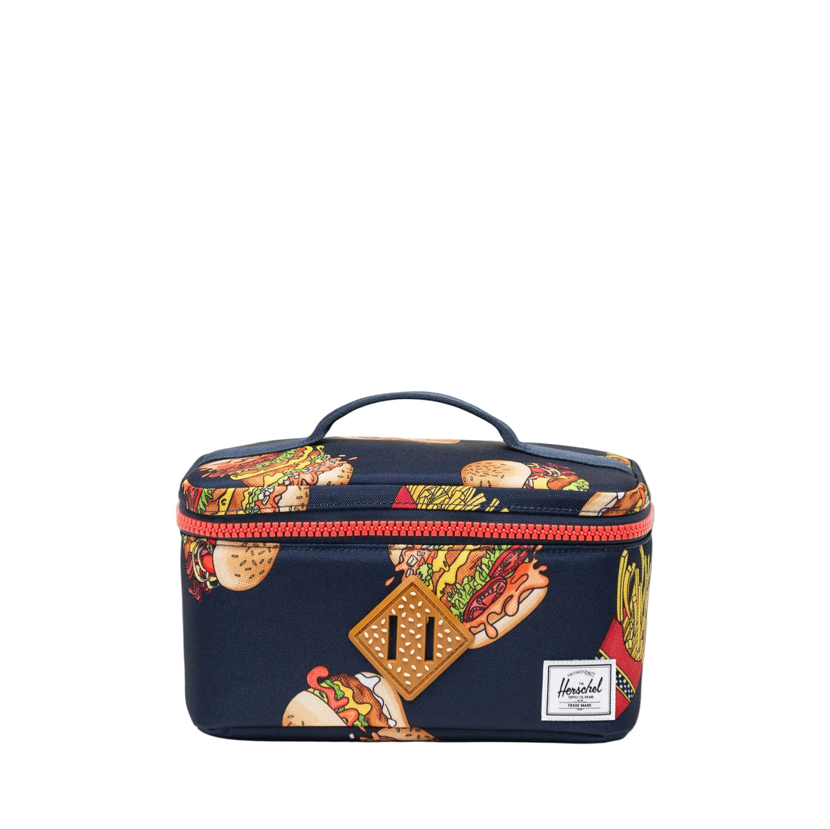 Herschel Heritage Lunch Box Little Herschel in Burgers and Fries print, 4.5L