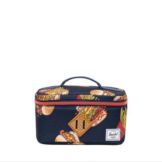 Herschel Heritage Lunch Box Little Herschel in Burgers and Fries print, 4.5L — BambiniJO Jordan