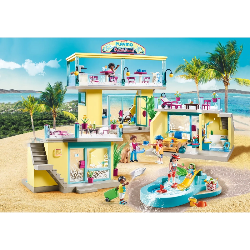 Playmobil - Beach Hotel- 401 Pcs | 4Y+ Playmobil - Beach Hotel- 401 Pcs | 4Y+