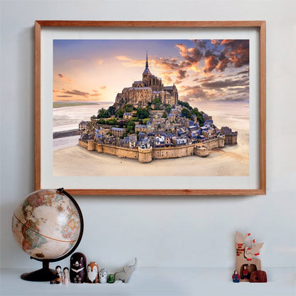 Clementoni The Mont Saint-Michel Rising 1500 piece jigsaw puzzle