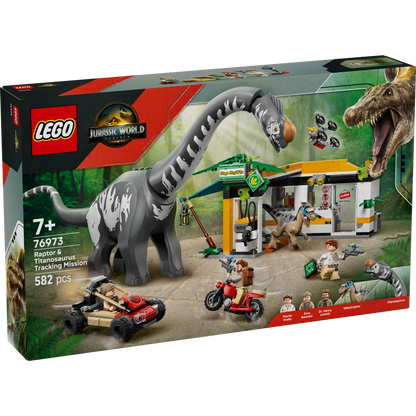 Lego - Raptor & Titanosaurus Tracking Mission 582 Pcs 7Y+ — BambiniJO Jordan
