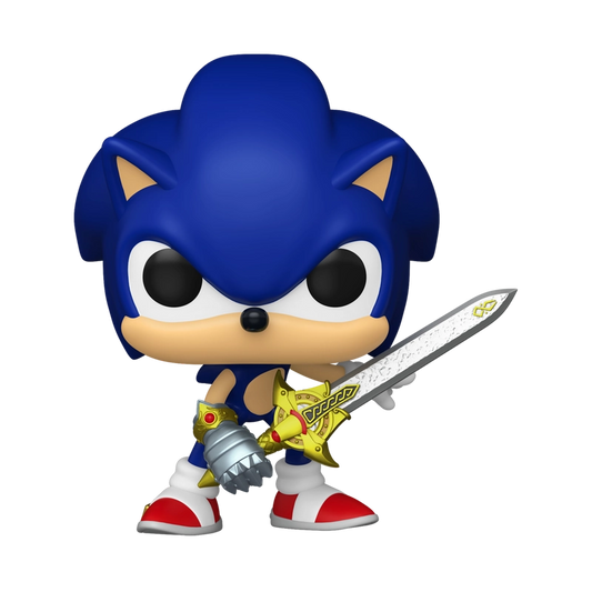 Funko - Pop! Games: Sonic- Sonic with Caliburn Sword (Exclusive) (NYCC'25) | 3Y+