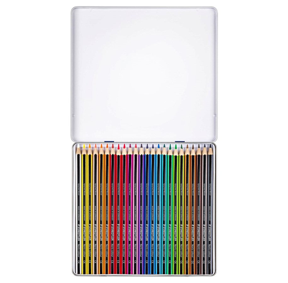 Staedtler - 24 Colored Pencils | Metal Box