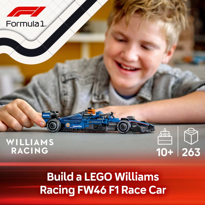Lego - Williams Racing FW46 F1 Race Car 263 Pcs 10Y+ — BambiniJO Jordan