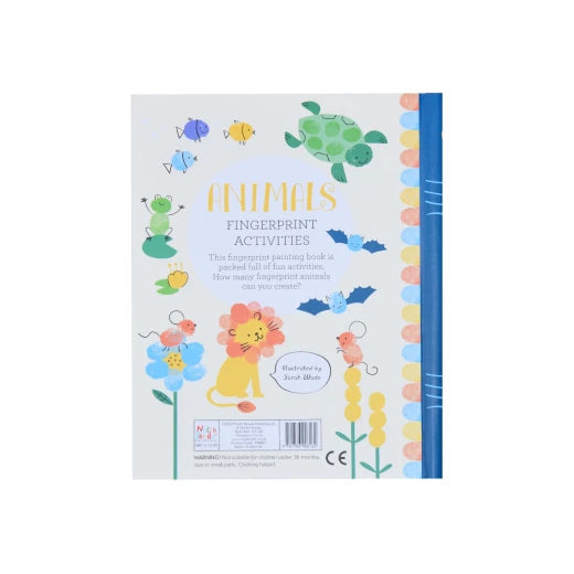 North Parade - Fingerprint Book: Animals | 1-2Y