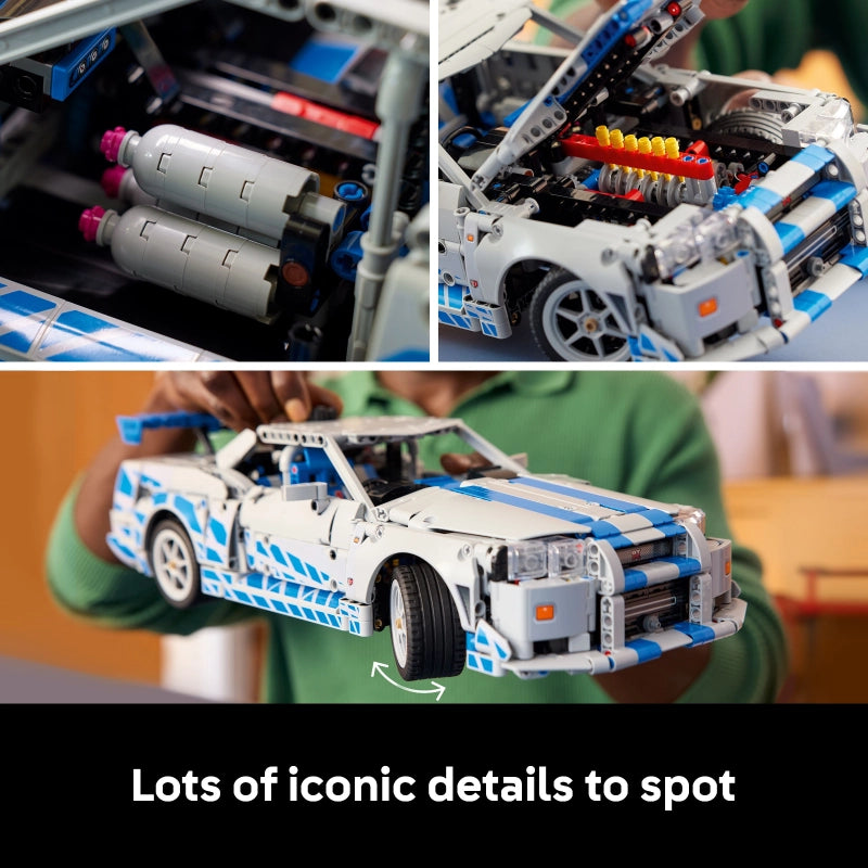 Lego - 2 Fast 2 Furious Nissan Skyline GT-R (R34) Car 1410 Pcs 18Y+ — BambiniJO Jordan