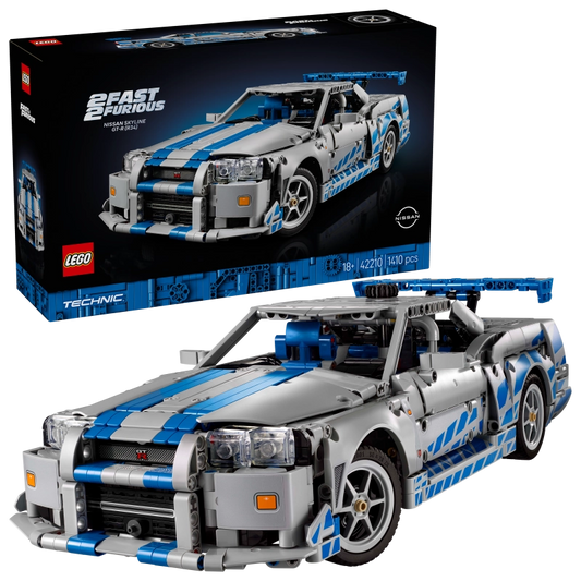 Lego - 2 Fast 2 Furious Nissan Skyline GT-R (R34) Car 1410 Pcs 18Y+ — BambiniJO Jordan