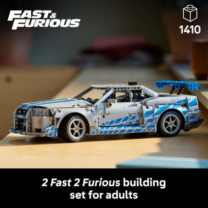 Lego - 2 Fast 2 Furious Nissan Skyline GT-R (R34) Car 1410 Pcs 18Y+ — BambiniJO Jordan
