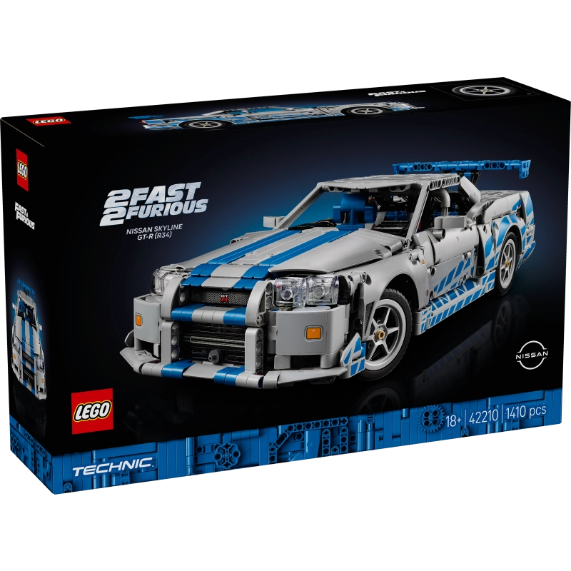 Lego - 2 Fast 2 Furious Nissan Skyline GT-R (R34) Car 1410 Pcs 18Y+ — BambiniJO Jordan