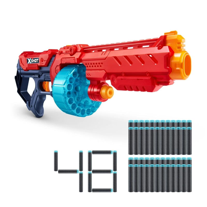 X-Shot - قاذف نيران إكسل توربو (48 سهم) | 8 سنوات فما فوق X-Shot - قاذف نيران إكسل توربو (48 سهم) | 8 سنوات فما فوق
