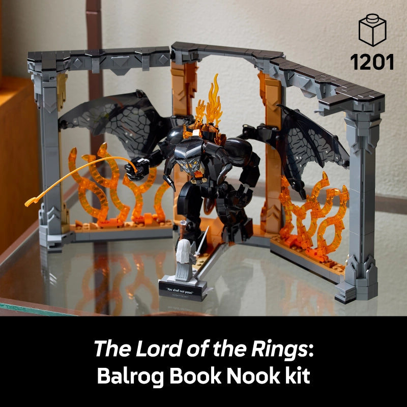 Lego - The Lord of the Rings: Balrog Book Nook 1201 Pcs 18Y+ — BambiniJO Jordan