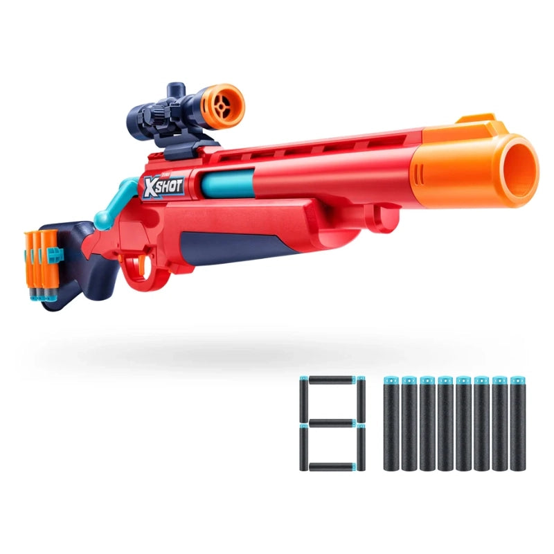 X-Shot - Excel Ejector Shell Bolt Action Blaster Series 1 (8 Darts) | 8Y+ X-Shot - Excel Ejector Shell Bolt Action Blaster Series 1 (8 Darts) | 8Y+