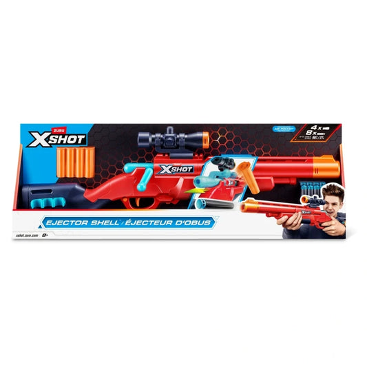 X-Shot - Excel Ejector Shell Bolt Action Blaster Series 1 (8 Darts) | 8Y+