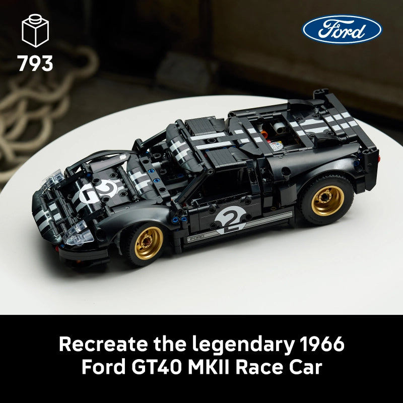 ليغو - سيارة سباق فورد GT40 MKII موديل 1966 | 793 قطعة | 18 سنة فأكثر ليغو - سيارة سباق فورد GT40 MKII موديل 1966 | 793 قطعة | 18 سنة فأكثر
