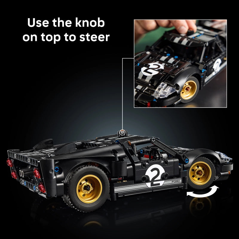 ليغو - سيارة سباق فورد GT40 MKII موديل 1966 | 793 قطعة | 18 سنة فأكثر ليغو - سيارة سباق فورد GT40 MKII موديل 1966 | 793 قطعة | 18 سنة فأكثر