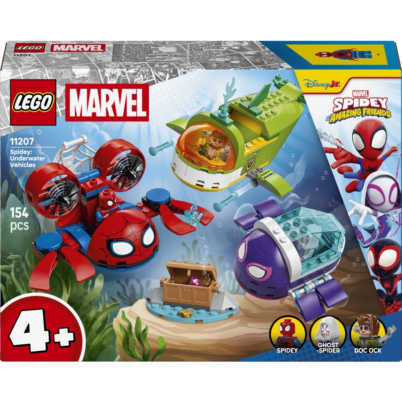 Lego - Spidey: Underwater Vehicles 154 Pcs 4Y+ — BambiniJO Jordan