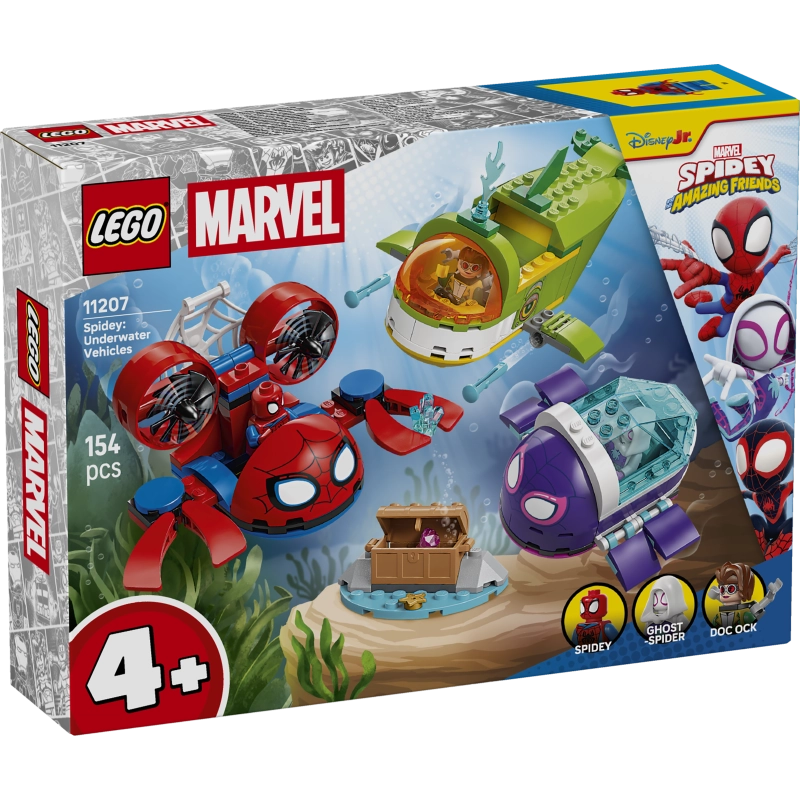 Lego - Spidey: Underwater Vehicles 154 Pcs 4Y+ — BambiniJO Jordan