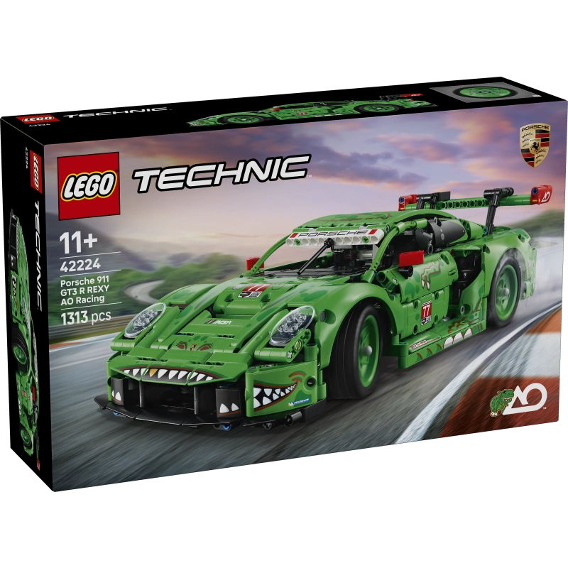 Lego - Porsche 911 GT3 R REXY AO Racing Car 1313 Pcs 11Y+ — BambiniJO Jordan