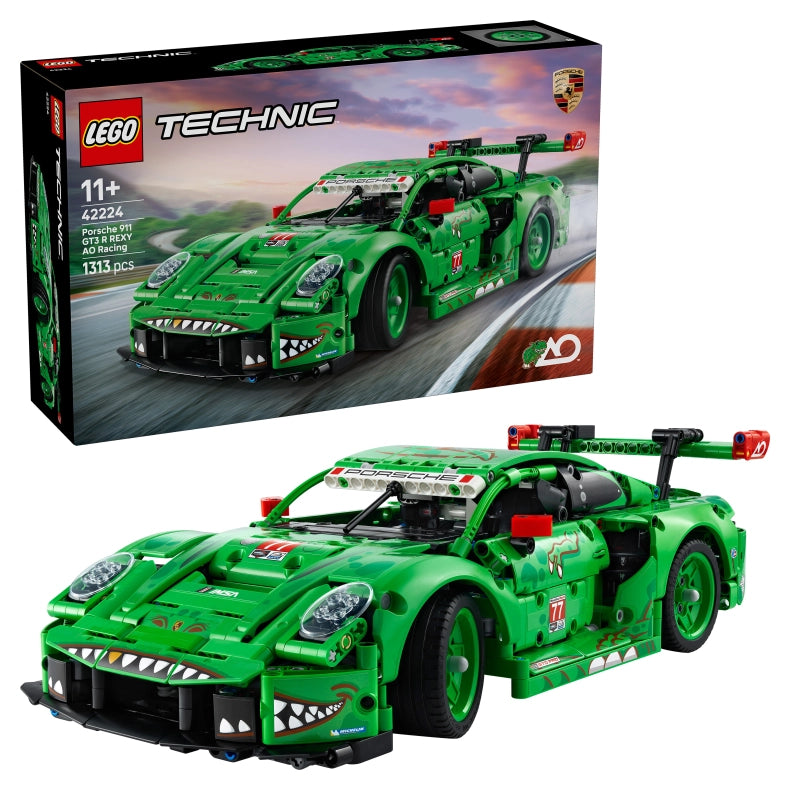 Lego - Porsche 911 GT3 R REXY AO Racing Car 1313 Pcs 11Y+ — BambiniJO Jordan