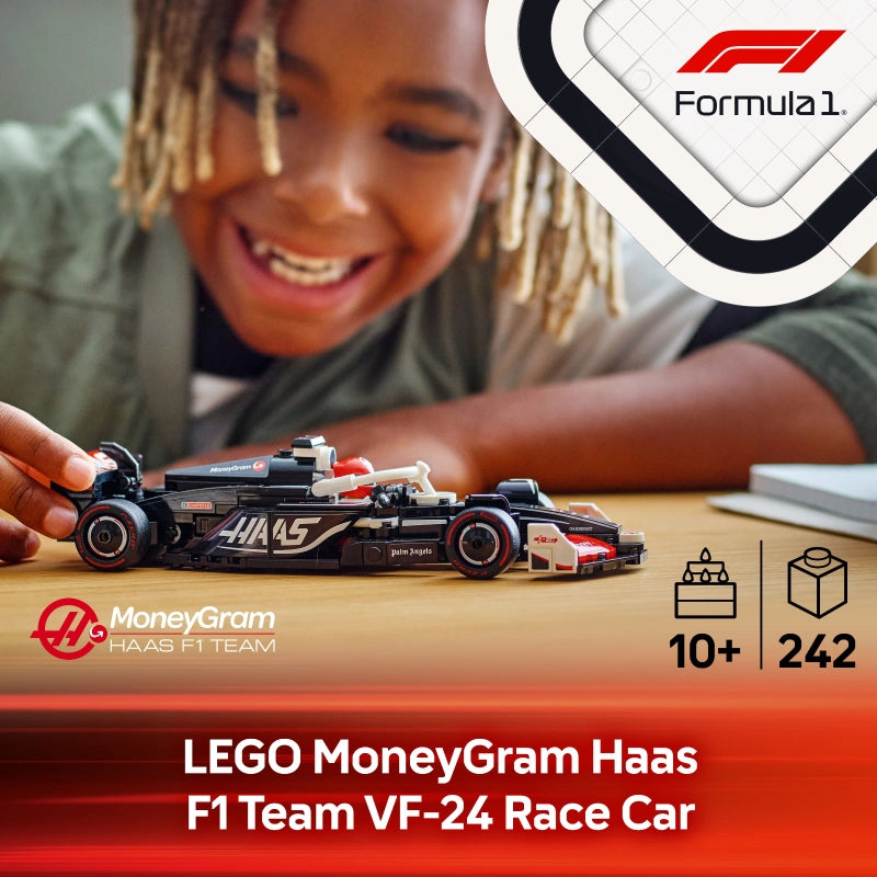 Lego - MoneyGram Haas F1 Team VF-24 Race Car 242 Pcs 10Y+ — BambiniJO Jordan