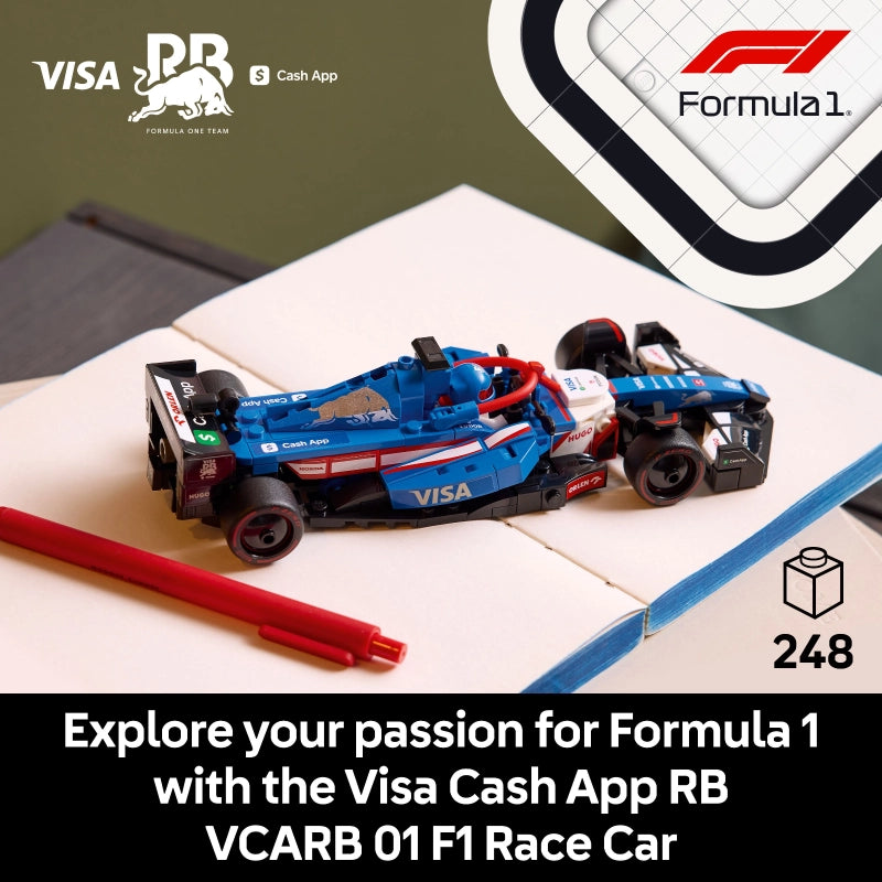 Lego - Visa Cash App RB VCARB 01 F1 Race Car 248 Pcs 18Y+ — BambiniJO Jordan