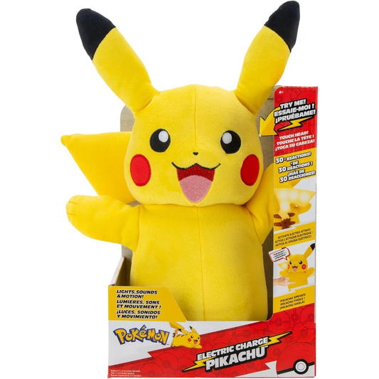 Pokemon - Feature Plush (Electric Charge Pikachu) | 4Y+