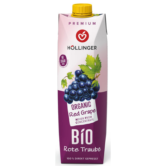 Höllinger Organic Red Grape Juice 1L carton — BambiniJO Jordan