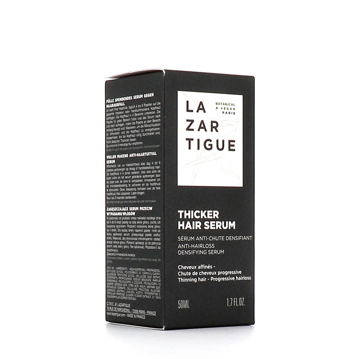 Lazartigue - Thicker Hair Serum - 50ml | Progressive Hairloss Serum Scalp Treatment