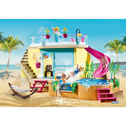 Playmobil - Bungalow with Pool- 156 Pcs | 4Y+