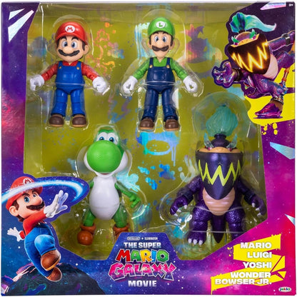 Nintendo - Super Mario Galaxy Movie 5" Figures 4-pack | 3Y+