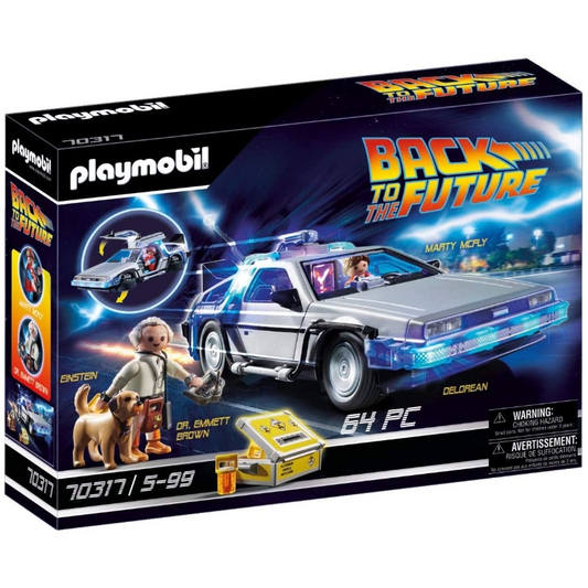 Playmobil - DeLorean Car- 64 Pcs | 5Y+